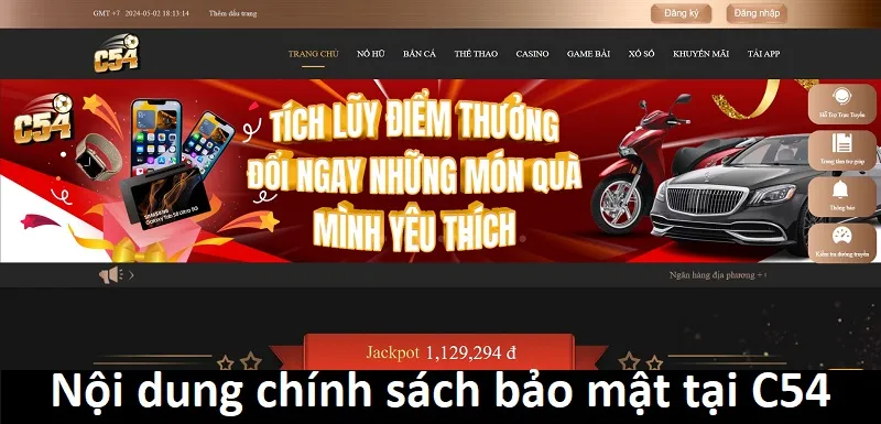 Nội dung chính sách bảo mật tại C54