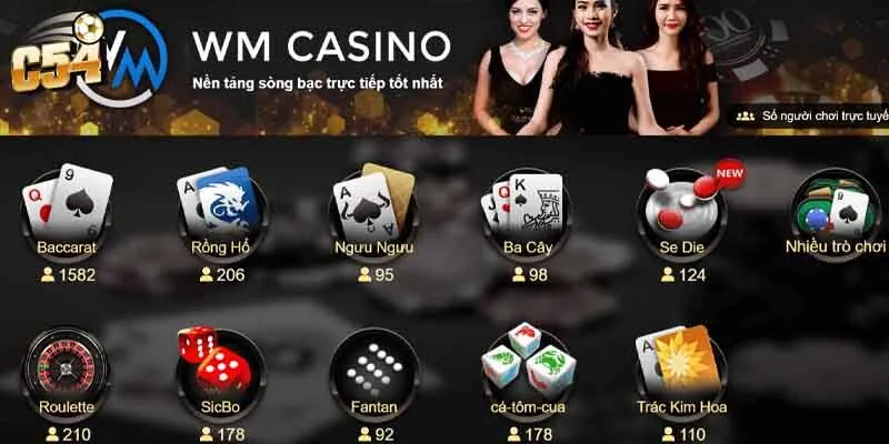 Siêu phẩm game nên thử khi đến với WM Casino C54